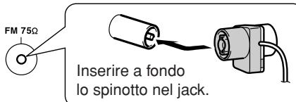 ONKYO CR-N7 - Collegare l'antenna FM come molto. - 1