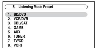 ONKYO HT-S7300 - Listening Mode Preset - 1