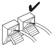 ONKYO HT-S7300 - Precauciones para la connexion de los altavoces - 5