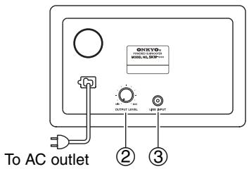 ONKYO HT-S7300 - ① Témoin Veille/Activer - 1