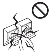 ONKYO HT-S7300 - Precauciones para la connexion de los altavoces - 4
