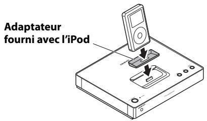 ONKYO ND-S1 - Insérer votre iPod dans le ND-S1. - 2