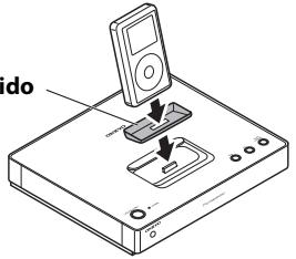 ONKYO ND-S1 - Insertar el iPod en el ND-S1 - 2