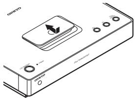 ONKYO ND-S1 - Insérer votre iPod dans le ND-S1. - 1