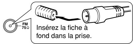 ONKYO RDC-7.1 - Branchement de l'antenne FM interieure - 1