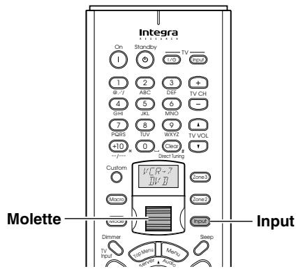 ONKYO RDC-7.1 - Sélection d'une source d'entrée - 1