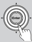 ONKYO RDC-7.1 - A l'aide des touches [▲]/[▼], Sélectionné un des menus. - 1