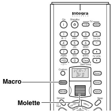 ONKYO RDC-7.1 - Exécution d'une Macro - 1