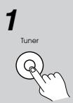 ONKYO RDC-7.1 - Syntonisation manuelle d'une station de radio (syntonisation manuelle) - 1