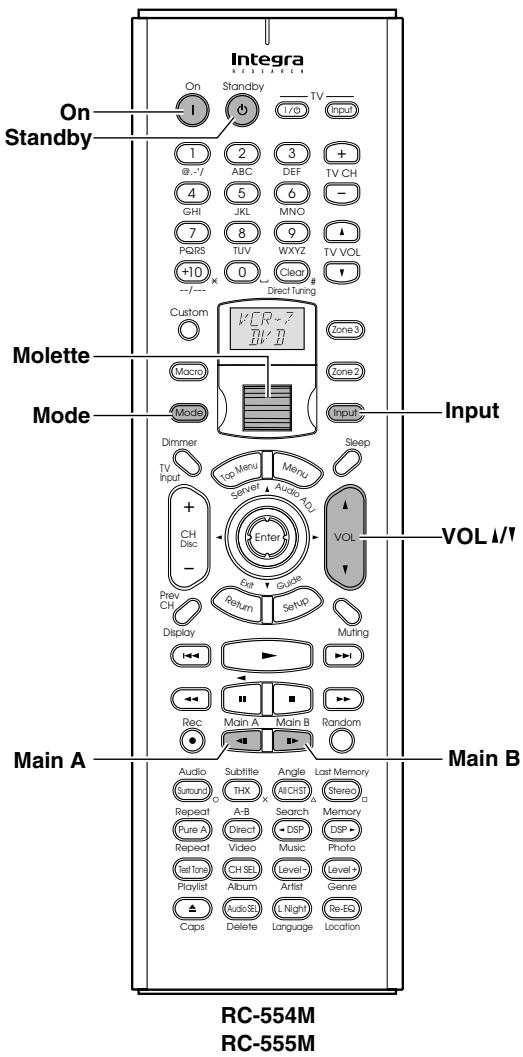 ONKYO RDC-7.1 - Utilisation du RDC-7.1 - 1