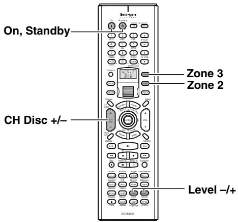 ONKYO RDC-7.1 - Utilisation avec la télécommande - 1
