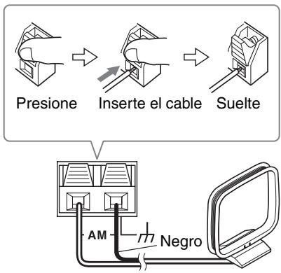ONKYO T-4355 - Conectar la antenna en bucle AM - 2