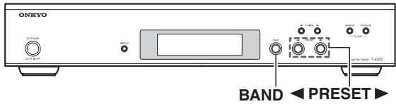ONKYO T-4355 - Selezione delle preselezioni - 1