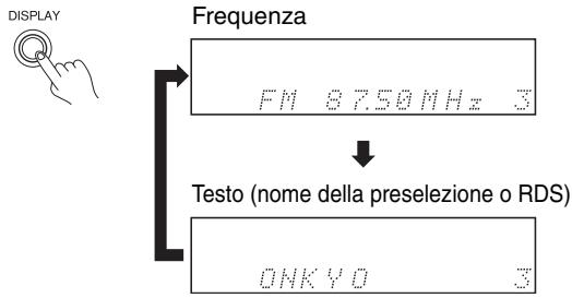 ONKYO T-4355 - Visualizzazione delle informazioni - 1