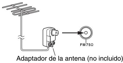 ONKYO T-4355 - Conectar una antenna FM exterior - 1