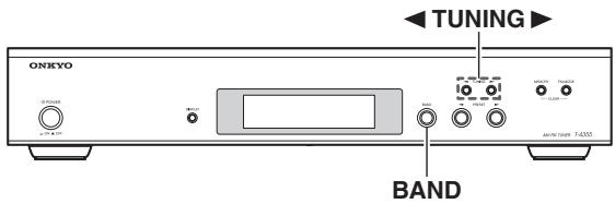 ONKYO T-4355 - Ecouter la radio - 1