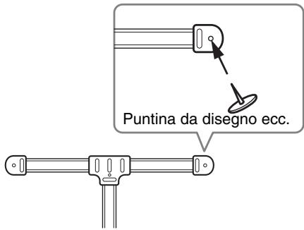 ONKYO T-4355 - Usate delle puntine da disegno o qualcosa di simile per fissare l'antenna FM in posizione. - 1