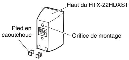 ONKYO HTX-22HDX - ■ Pieds en caoutchouc pour les enceintes avant - 2