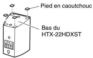 ONKYO HTX-22HDX - ■ Pieds en caoutchouc pour les enceintes avant - 1
