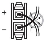 ONKYO HTX-22HDX - Précautions lors de la connexion des enceintes - 1