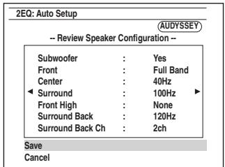 ONKYO TX-NR609 - Use / para selectionar una optacion, y bajo pulse ENTER. - 1