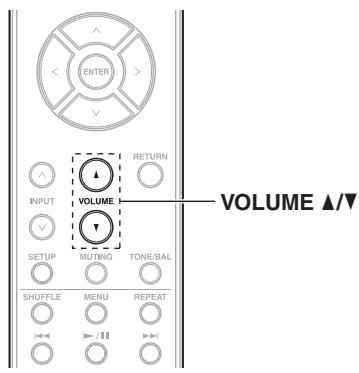 ONKYO A-9070 - Ajuste del volumen - 1
