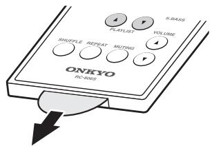 ONKYO ABX-N300 - Utilisation de la télécommande - 1