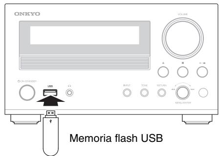ONKYO CR-N755 - Reproduccion de ARCHivos de música en una memoria flash USB - 1