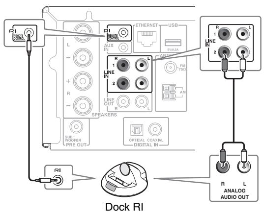 ONKYO CR-N755 - Conexión de un Dock RI de Onkyo (Dock interactivo remot) - 1