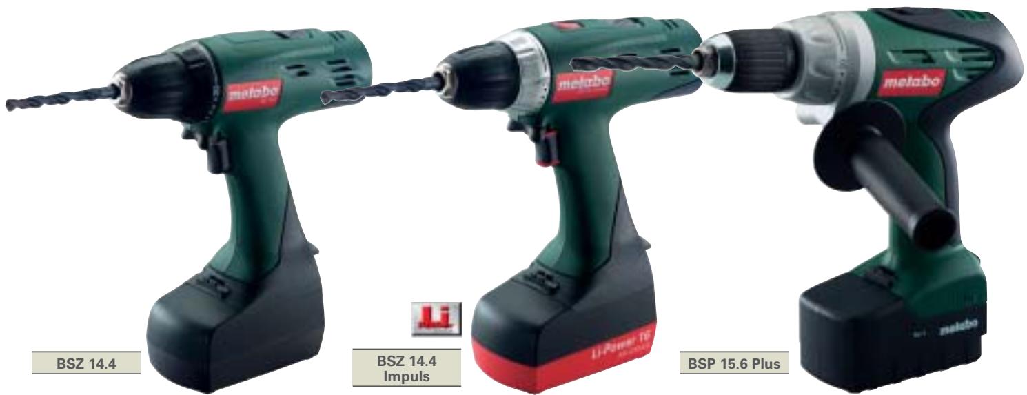 METABO BSZ 14.4 IMPULS - CARACTERISTIQUES COMMUNES - 1