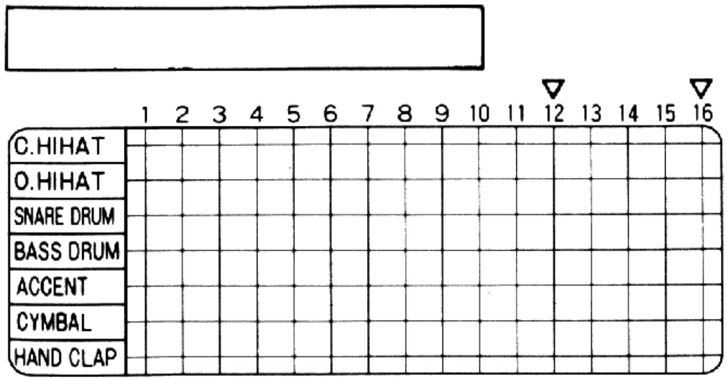BOSS DR-110 - Mémo original - 5