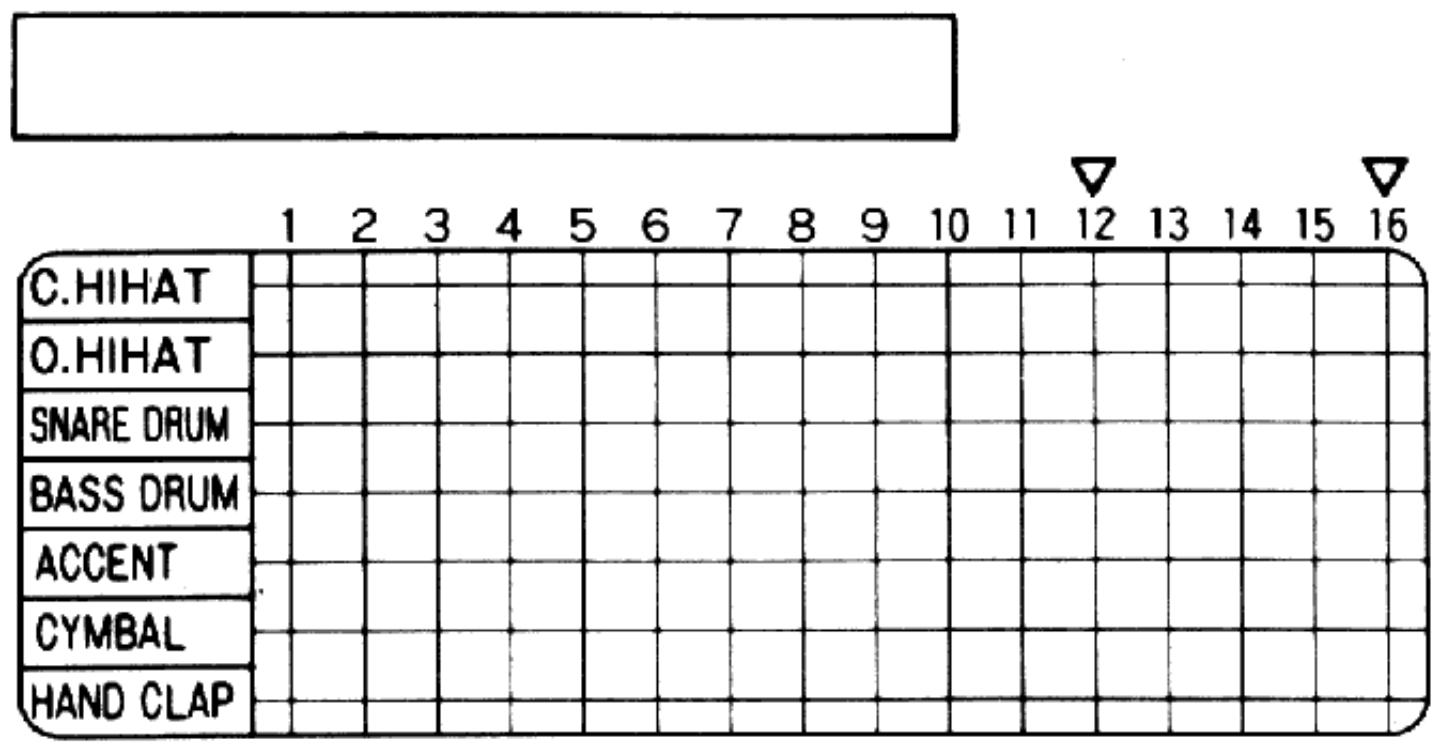 BOSS DR-110 - Mémo original - 9