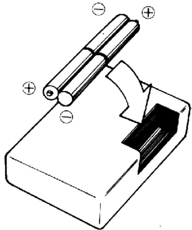 BOSS DR-110 - Comment introduire les piles - 3