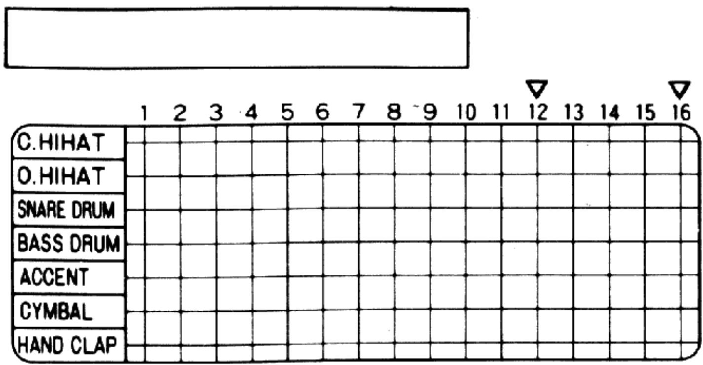 BOSS DR-110 - Mémo original - 6