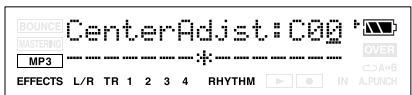 BOSS MICRO BR - Appuyez sur [mp3/trainer] pour passer en mode MP3. - 2