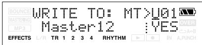 BOSS MICRO BR - Appuyez sur [TR3] (WRI) - 1