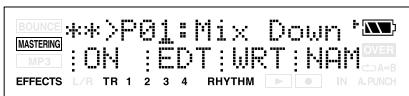 BOSS MICRO BR - Appuyez sur [effects] - 1