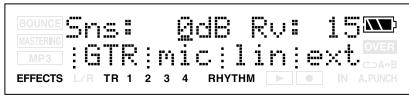 BOSS MICRO BR - Sélectionner un instrument à enregistrer - 1