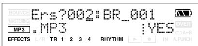 BOSS MICRO BR - Effacer un fichier mp3/wav - 2