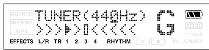 BOSS MICRO BR - Accorder un instrument - 4