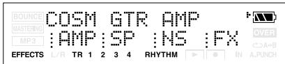 BOSS MICRO BR - Appuyez sur [effects] - 2