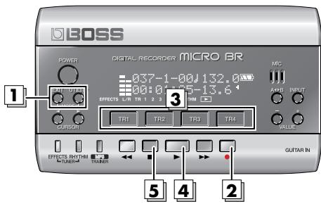 BOSS MICRO BR - Enregistrement - 1