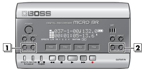 BOSS MICRO BR - Changer le tempo d'un motif - 1
