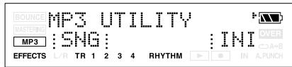 BOSS MICRO BR - Afficher des infos sur les fichiers mp3/wav - 1