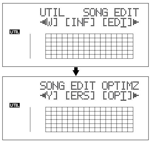 BOSS BR-864 - Pour faire de la place sur la carte mémoire (song optimize) - 1