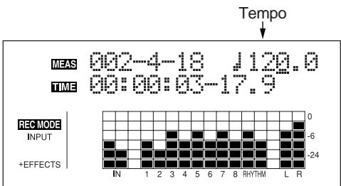 BOSS BR-864 - Changement de tempo des arrangements ou patterns - 1