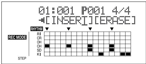 BOSS BR-864 - Insertion d'un pas - 2