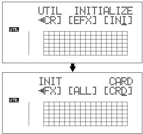 BOSS BR-864 - Initialisation de la carte mémoire - 1