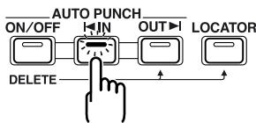 BOSS BR-864 - Spécifier la zone de punch in/out automatique - 1