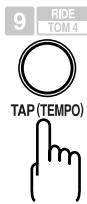 BOSS BR-864 - Saisie par tap du tempo des arrangements ou patterns - 1